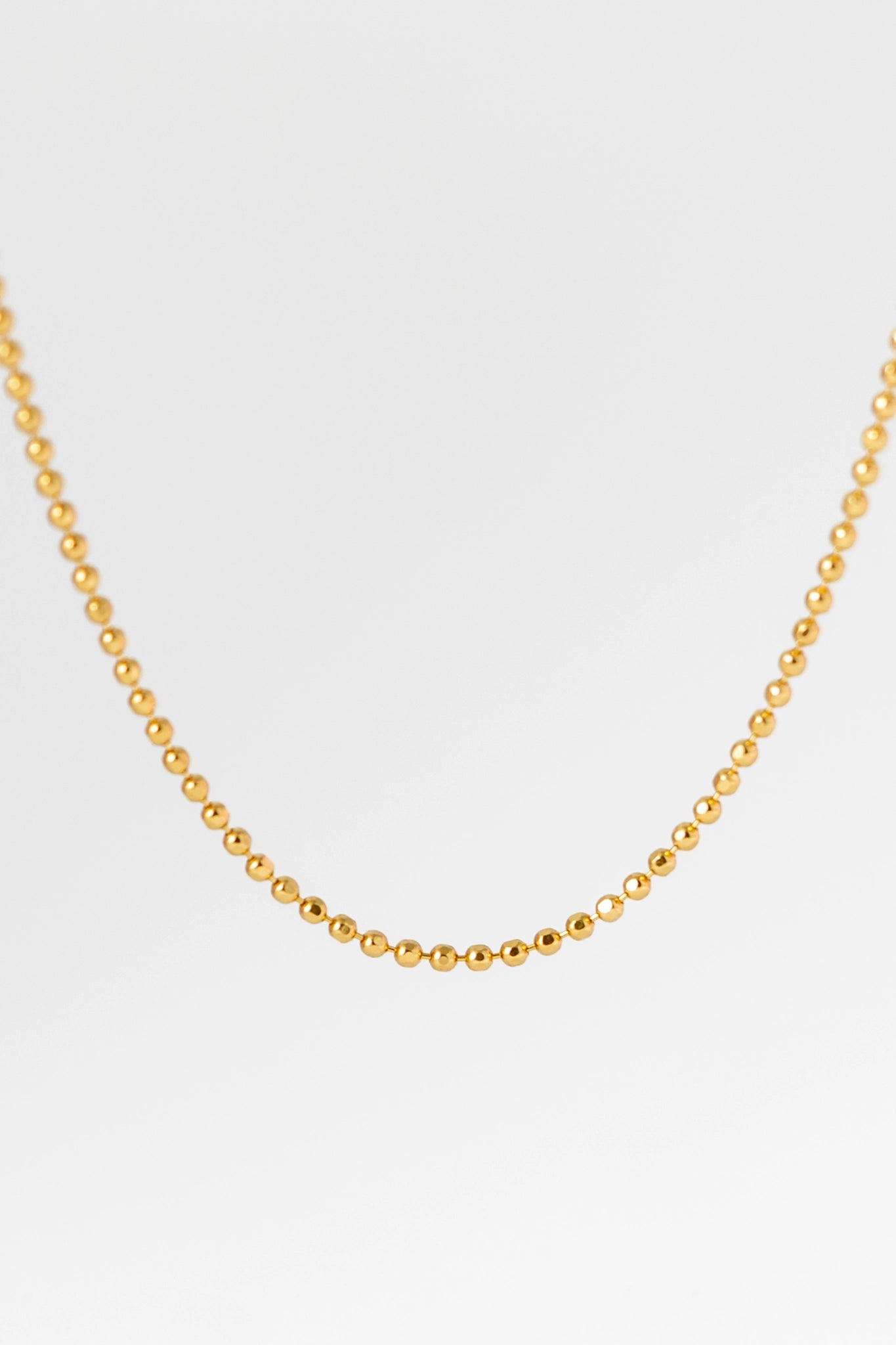 Kugelkette in Gold